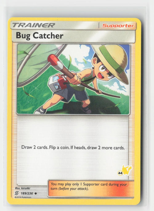 Bug Catcher (#44 Pikachu Stamped) Battle Academy 189/236 P Pokemon LP