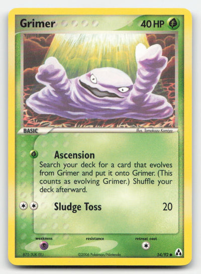 Grimer Legend Maker 54/92 C Pokemon LP