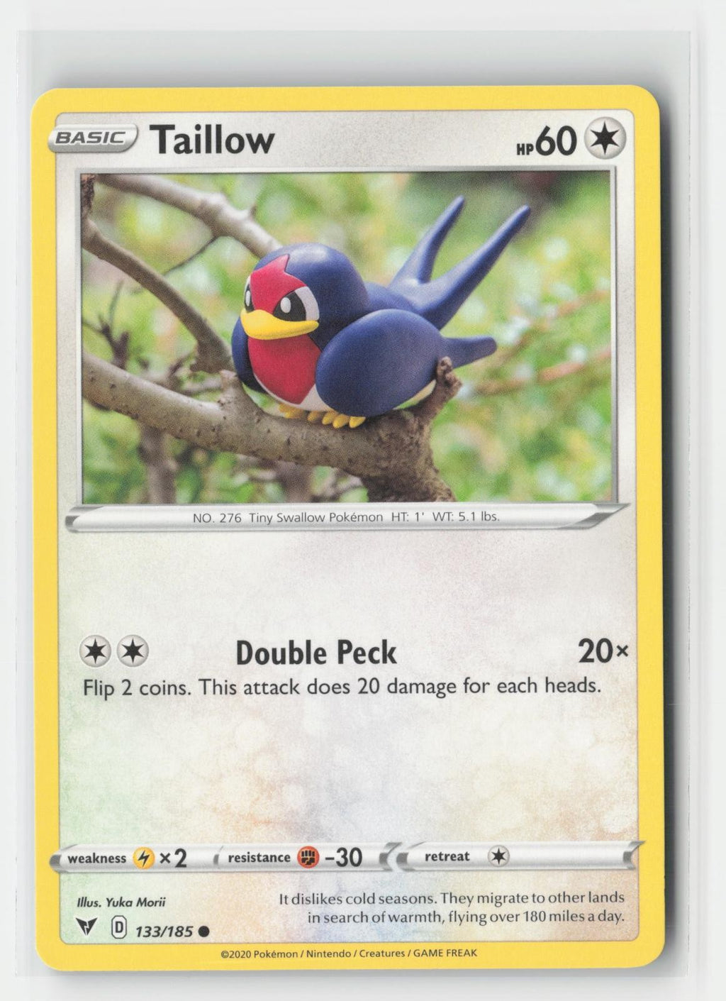 Taillow Vivid Voltage 133/185 C Pokemon NM