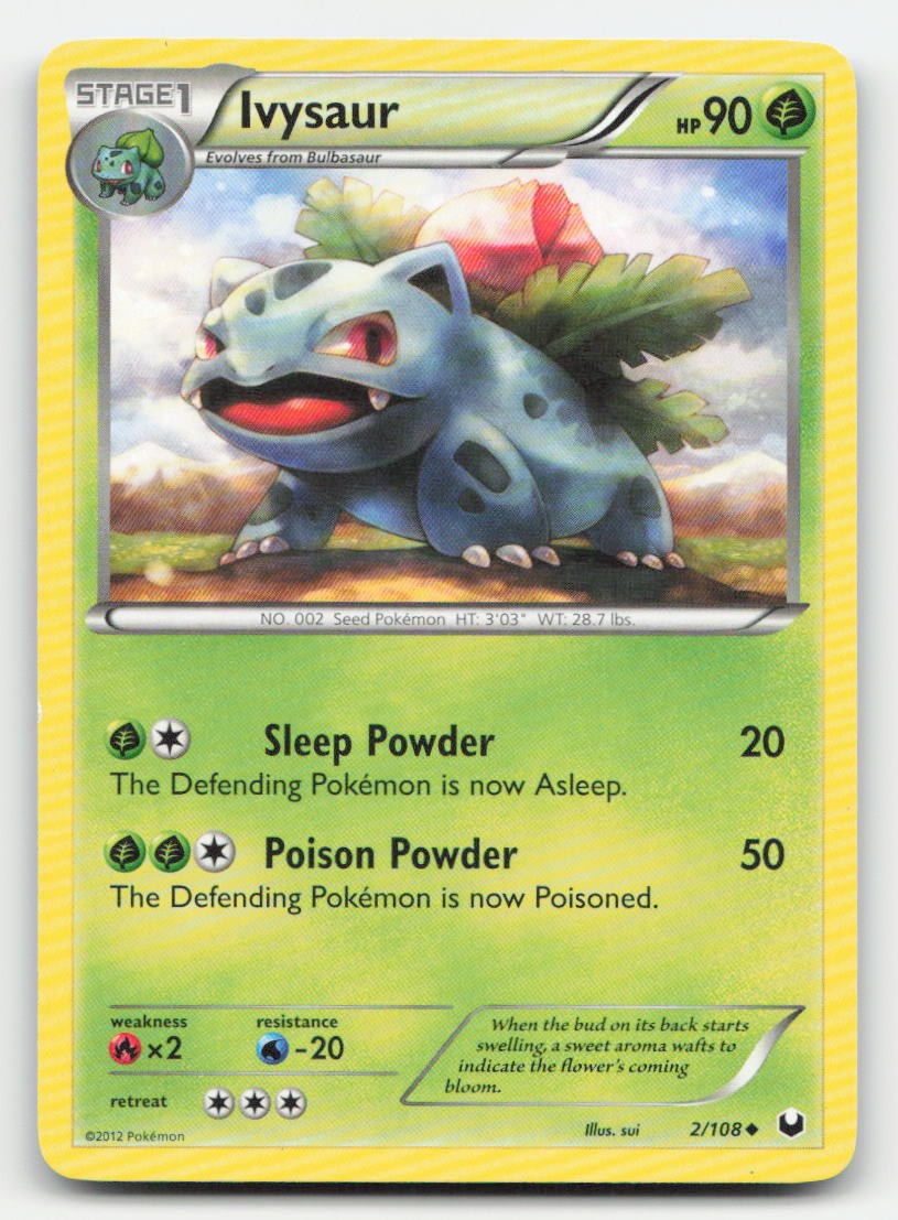 Ivysaur Dark Explorers 2/108 UC Pokemon MP