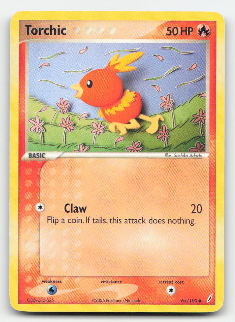 Torchic Crystal Guardians 65/100 C Pokemon MP