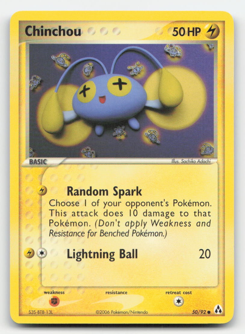 Chinchou Legend Maker 50/92 C Pokemon NM
