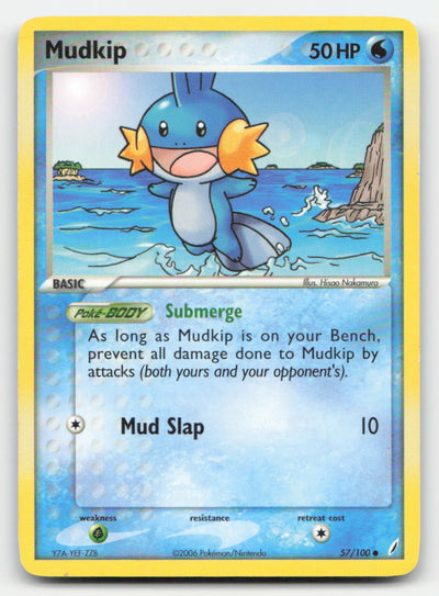 Mudkip Crystal Guardians 57/100 C Pokemon HP