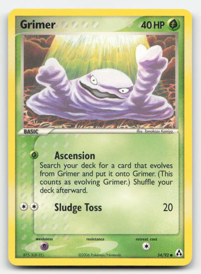 Grimer Legend Maker 54/92 C Pokemon MP