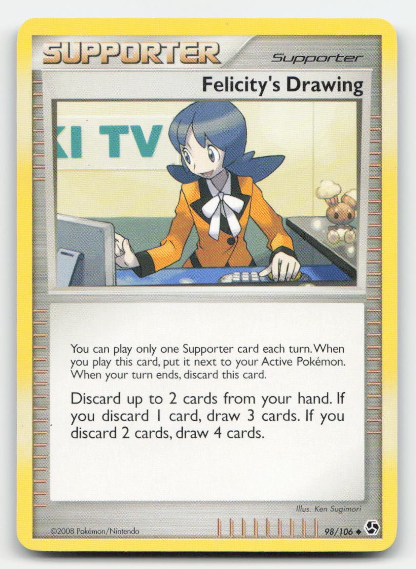 Felicity's Drawing Great Encounters 98/106 UC Pokemon NM
