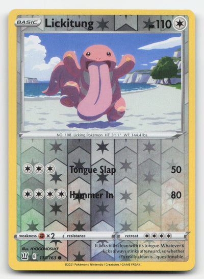 Lickitung Reverse Holo Battle Styles 113/163 C Pokemon NM