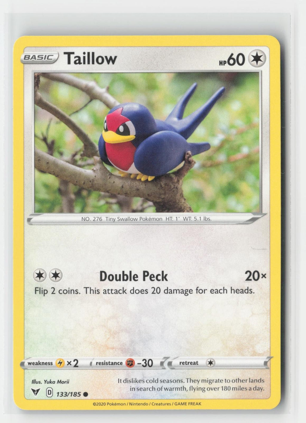 Taillow Vivid Voltage 133/185 C Pokemon NM