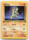 Machop 1st Edition Team Rocket 59/82 C Pokemon LP