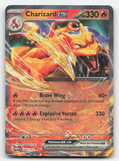Charizard ex Holo 151 006/165 Double Rare Pokemon NM