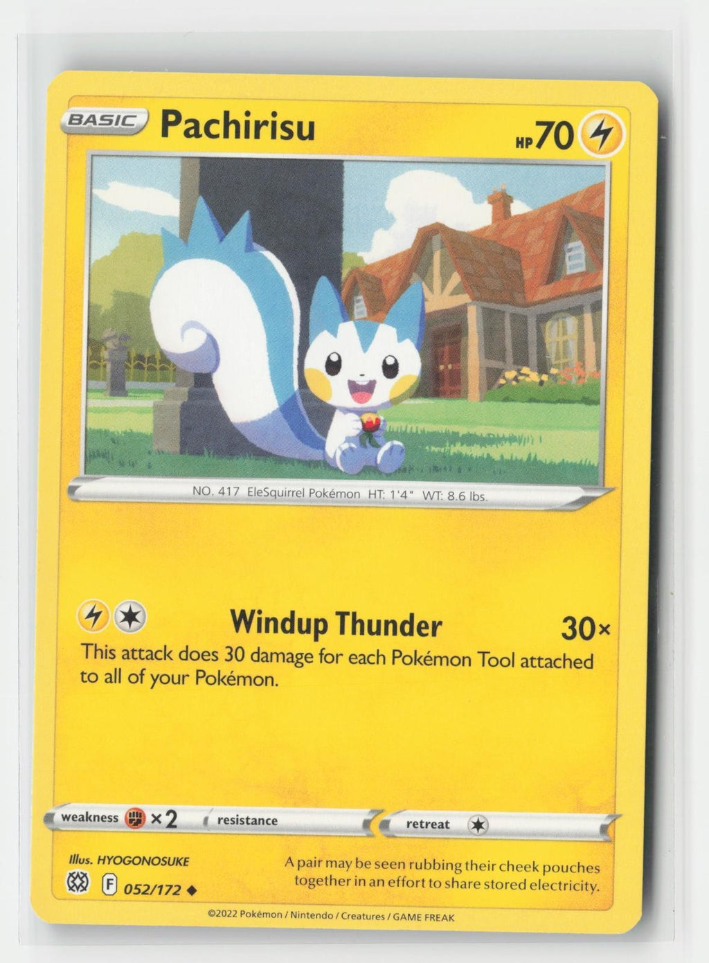 Pachirisu Brilliant Stars 052/172 UC Pokemon MP