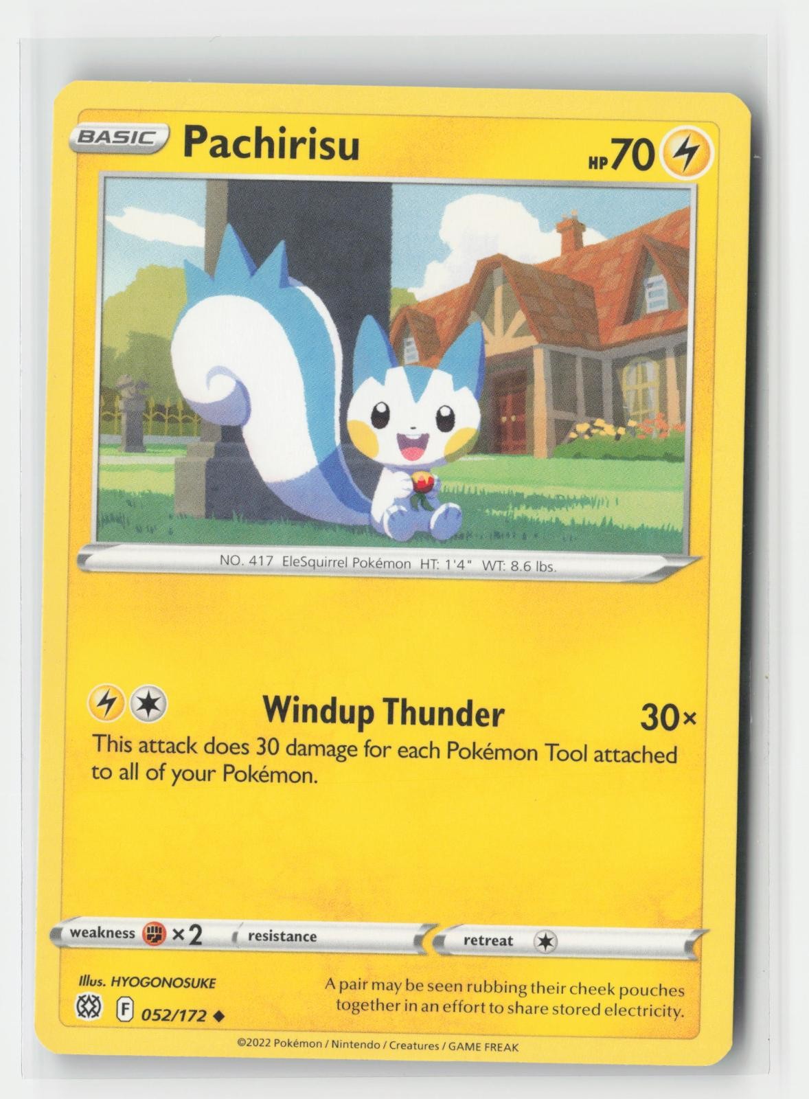 Pachirisu Brilliant Stars 052/172 UC Pokemon MP