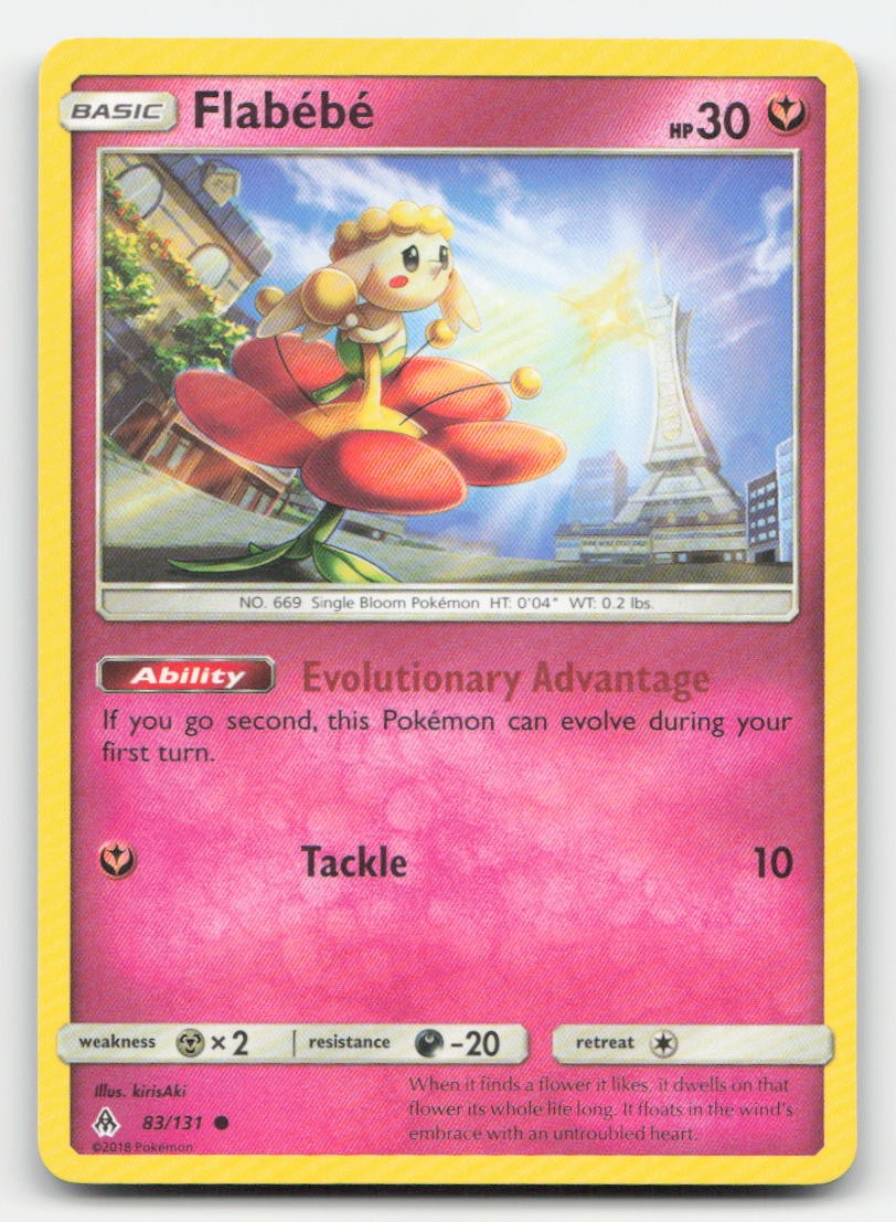 Flabebe Forbidden Light 83/131 C Pokemon LP
