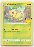 Chikorita McDonald's 25th Anniversary Promos 002/025 P Pokemon NM