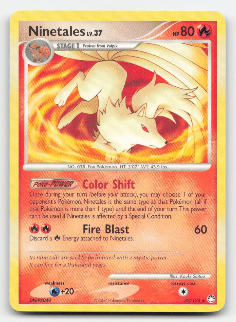 Ninetales Mysterious Treasures 32/123 R Pokemon LP