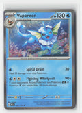 Vaporeon Holo Holo Prismatic Evolutions 022/131 R Pokemon NM