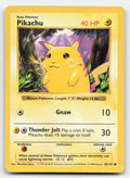Pikachu Base Set Shadowless 58/102 C Pokemon HP