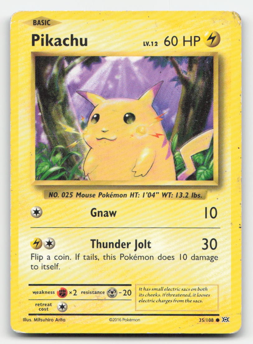 Pikachu Evolutions 35/108 C Pokemon DMG