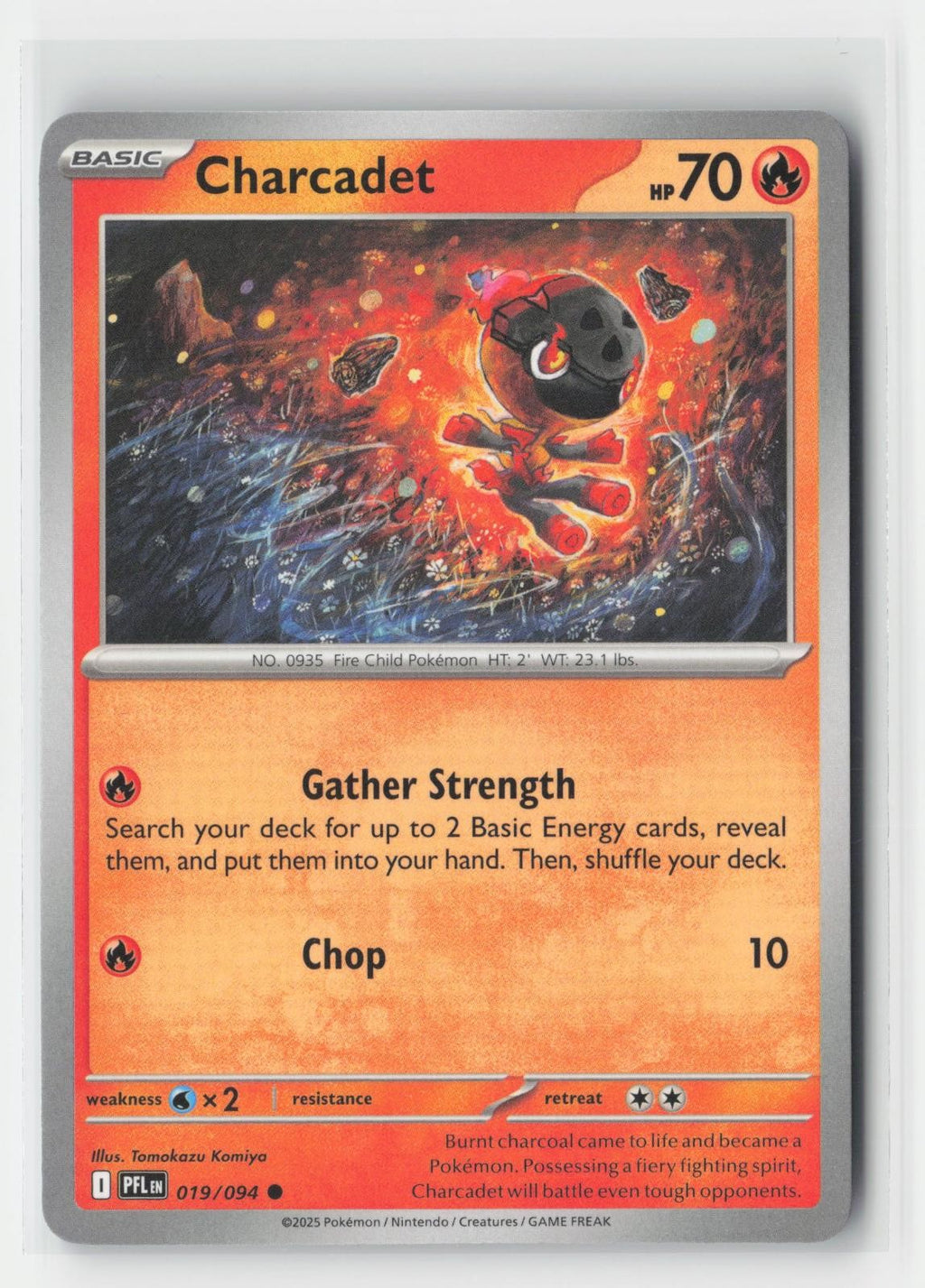 Charcadet Phantasmal Flames 019/094 C Pokemon NM