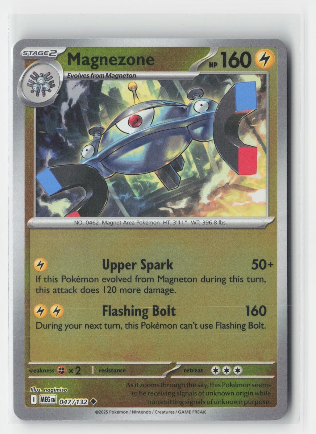 Magnezone Mega Evolution 047/132 UC Pokemon Reverse Holo NM