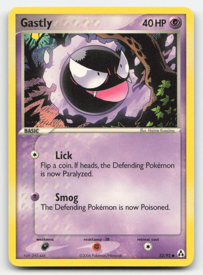 Gastly Legend Maker 52/92 C Pokemon LP