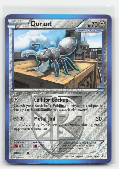 Durant Plasma Storm 92/135 UC Pokemon LP