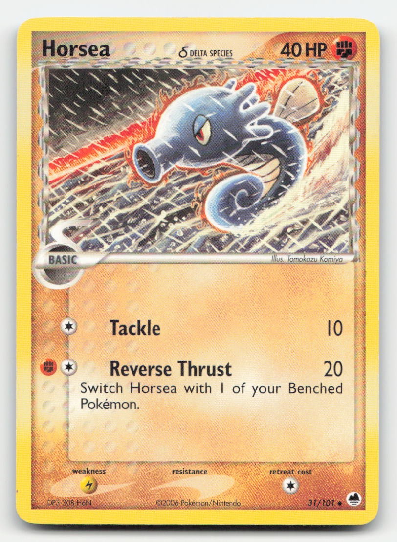 Horsea Dragon Frontiers 31/101 UC Pokemon MP
