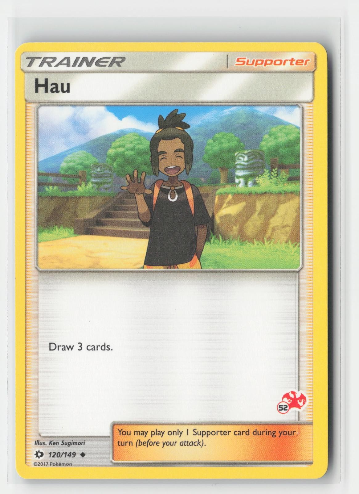 Hau (#52 Charizard Stamped) Battle Academy 120/149 P Pokemon LP