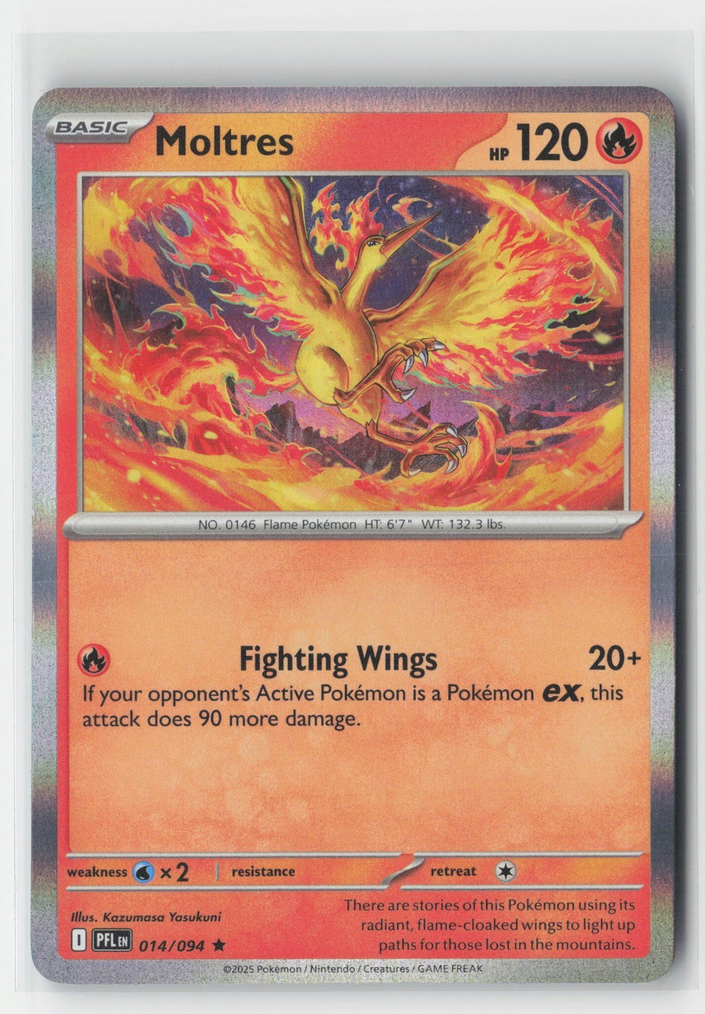 Moltres Holo ME02: Phantasmal Flames PFL 014/094