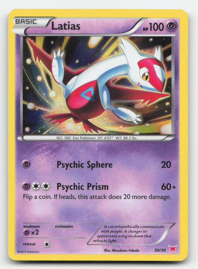 Latios Holo XY Trainer Kit Latios 30/30 Pokemon LP