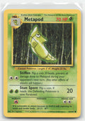 Metapod Base Set Unlimited 54/102 C Pokemon MP