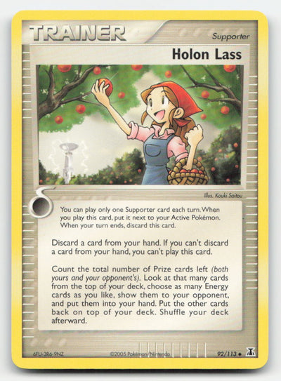 Holon Lass Delta Species 92/113 UC Pokemon NM