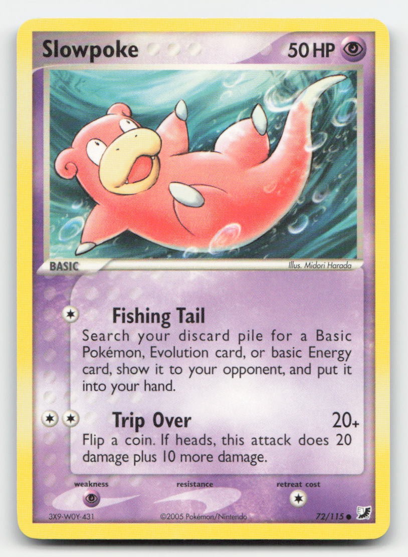 Slowpoke Unseen Forces 72/115 C Pokemon NM