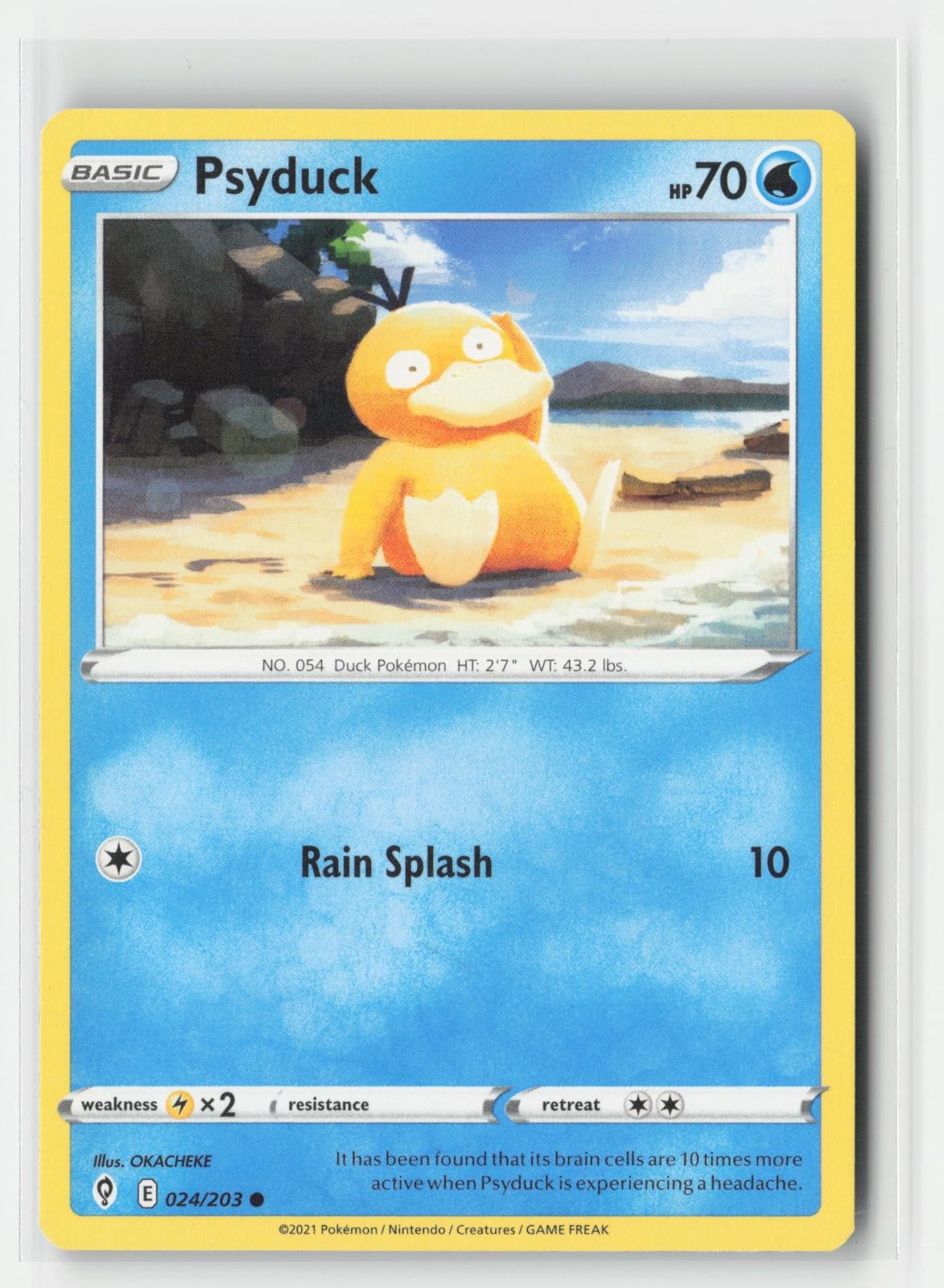 Psyduck Evolving Skies 024/203 C Pokemon MP