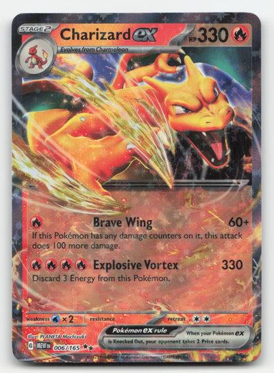 Charizard ex Holo 151 006/165 Double Rare Pokemon LP