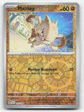 Mankey Reverse Holo Scarlet & Violet 107/198 C Pokemon NM