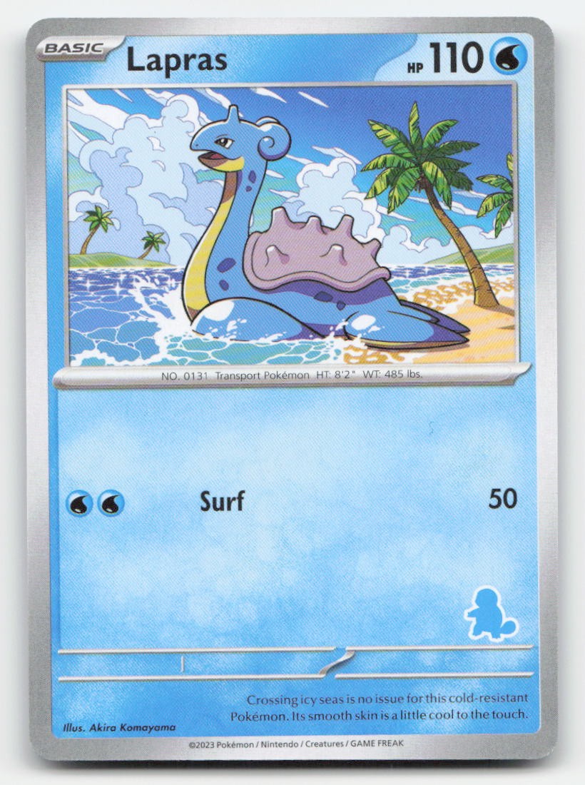 Lapras My First Battle Unconfirmed Pokemon LP