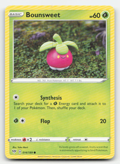Bounsweet Darkness Ablaze 014/189 C Pokemon MP
