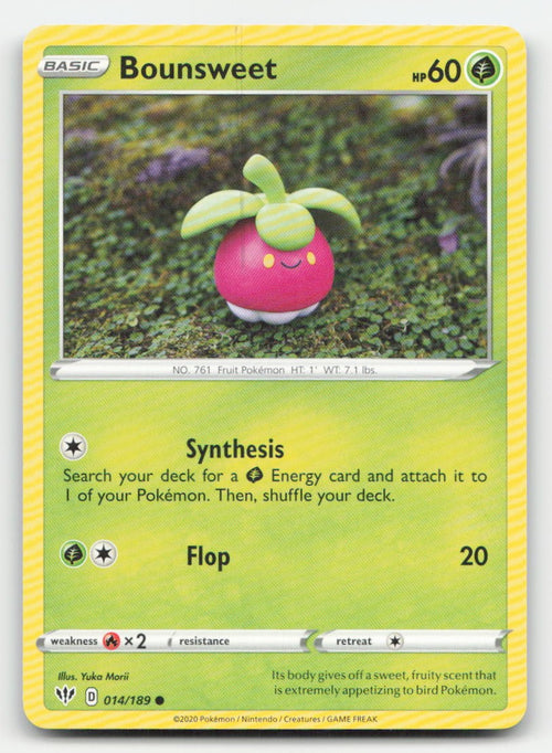 Bounsweet Darkness Ablaze 014/189 C Pokemon MP