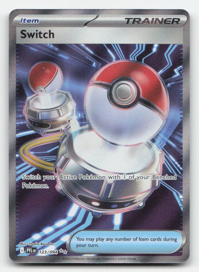Switch Holo Phantasmal Flames 123/094 Ultra Rare Pokemon NM