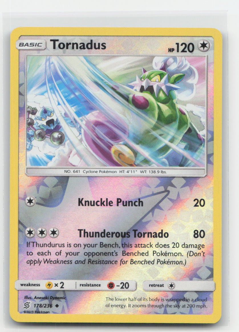 Tornadus Unified Minds 178/236 UC Pokemon NM