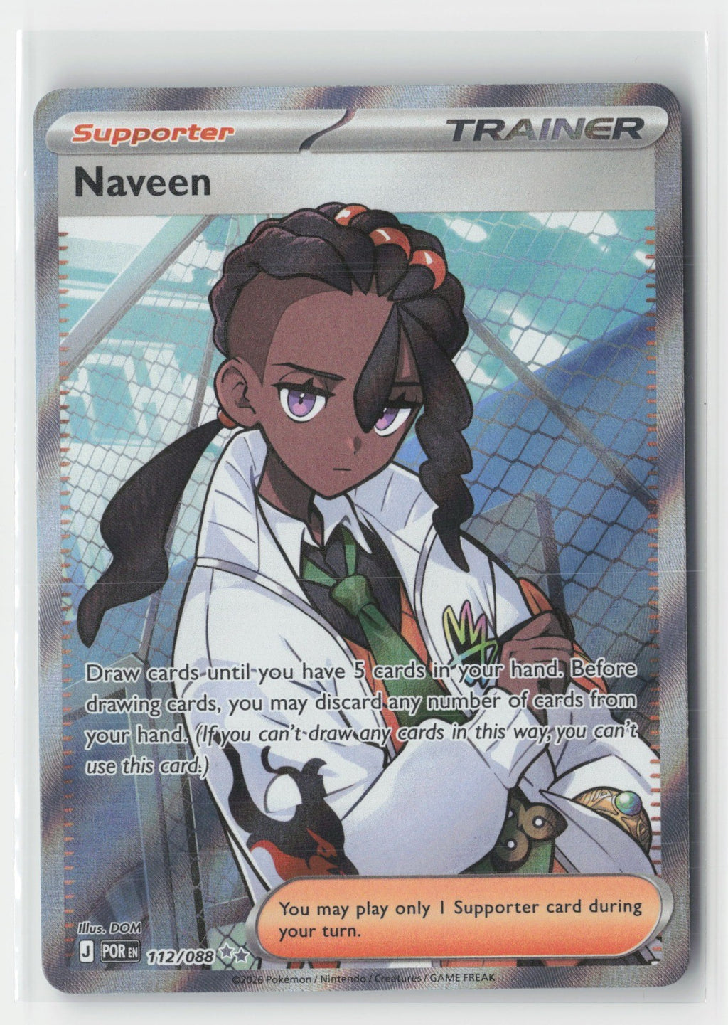 Naveen Holo ME03: Perfect Order POR 112/088 Pokemon TCG