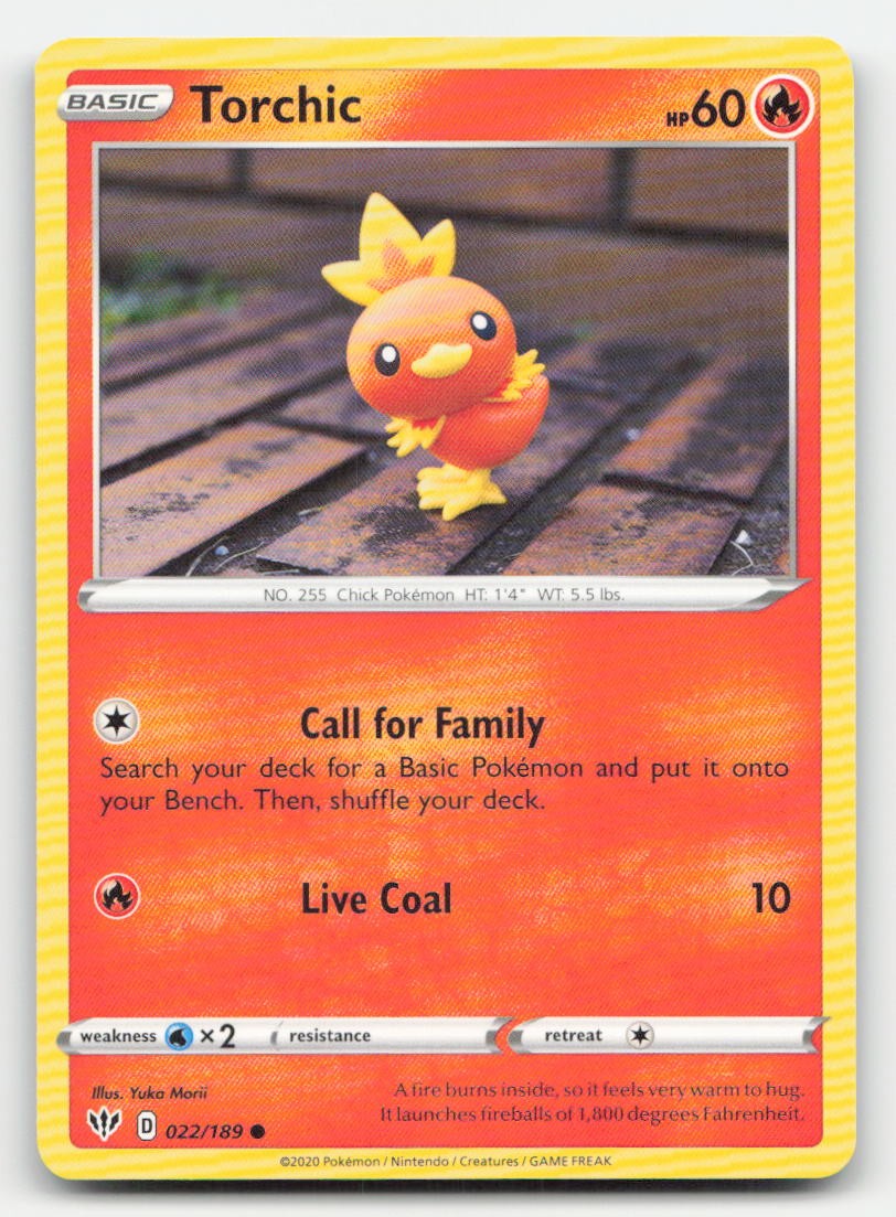 Torchic Darkness Ablaze 022/189 C Pokemon MP