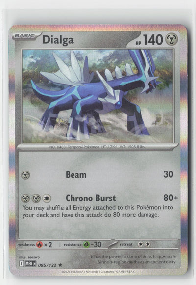 Dialga Holo Mega Evolution 095/132 R Pokemon NM