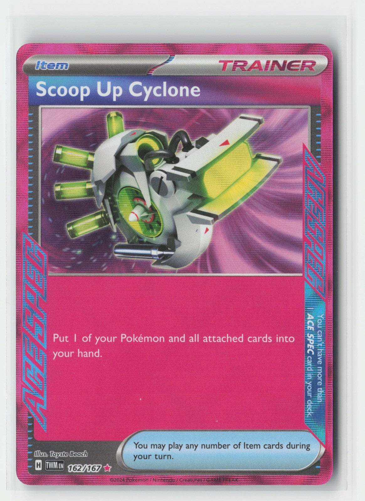 Scoop Up Cyclone Holo SV06: Twilight Masquerade TWM 162/167 Pokemon TCG