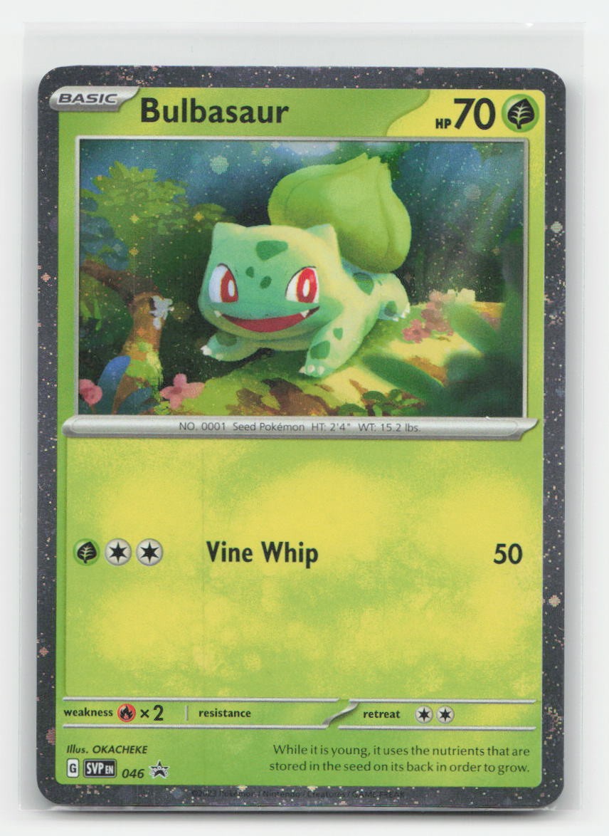 Bulbasaur (Cosmos Holo) Holo Scarlet & Violet Promo 046 P Pokemon NM