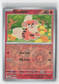 Growlithe Reverse Holo SV10: Destined Rivals DRI 027/182 Pokemon TCG