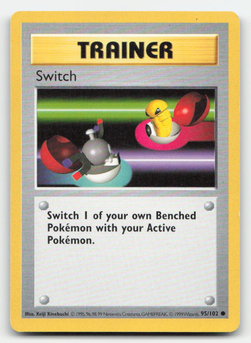 Switch Base Set Shadowless 95/102 C Pokemon MP