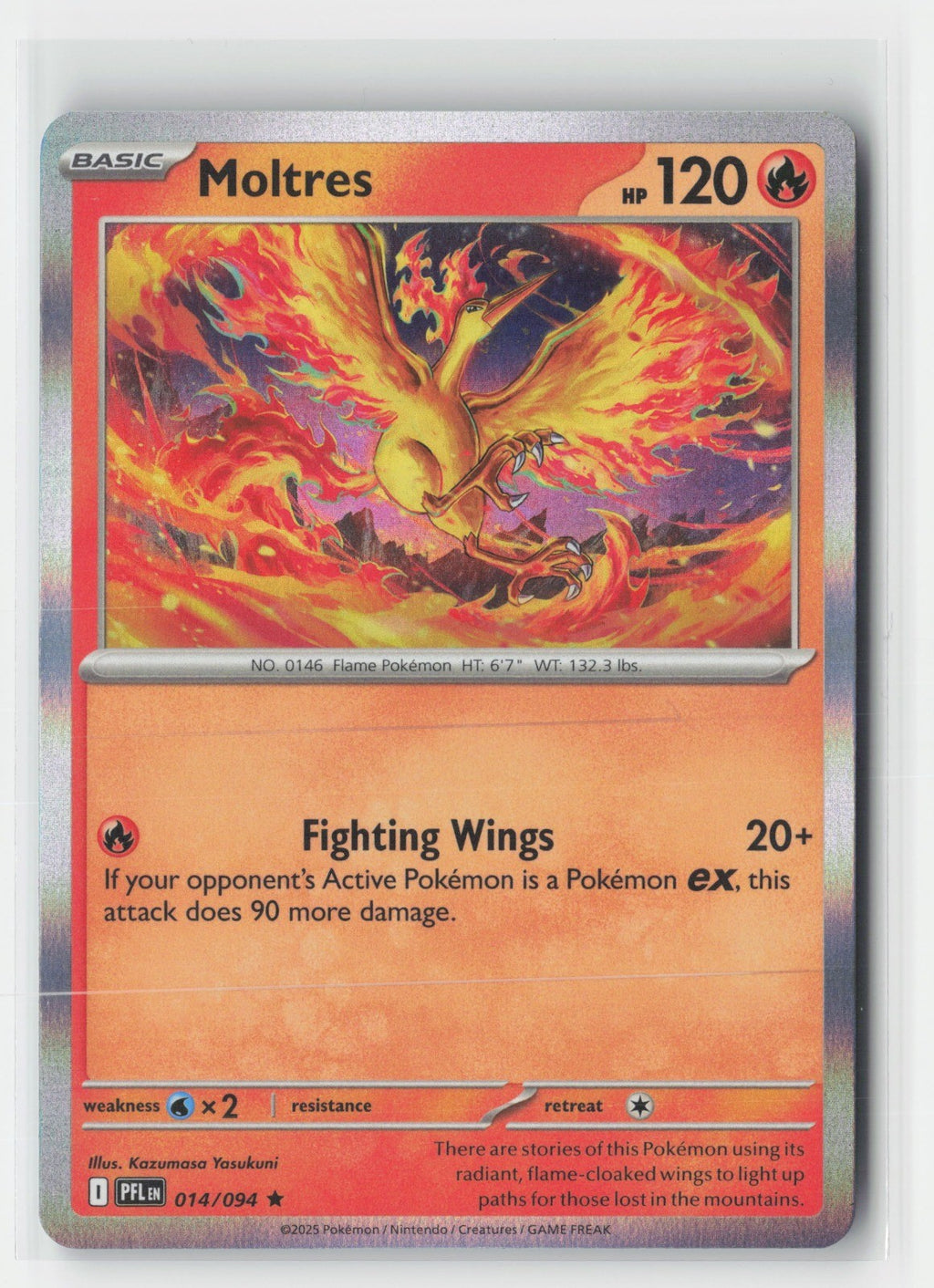 Moltres Holo ME02: Phantasmal Flames PFL 014/094