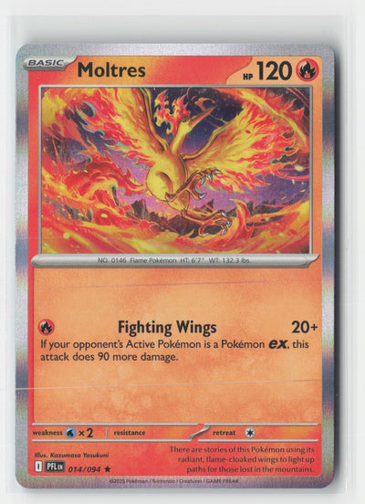 Moltres Holo ME02: Phantasmal Flames PFL 014/094