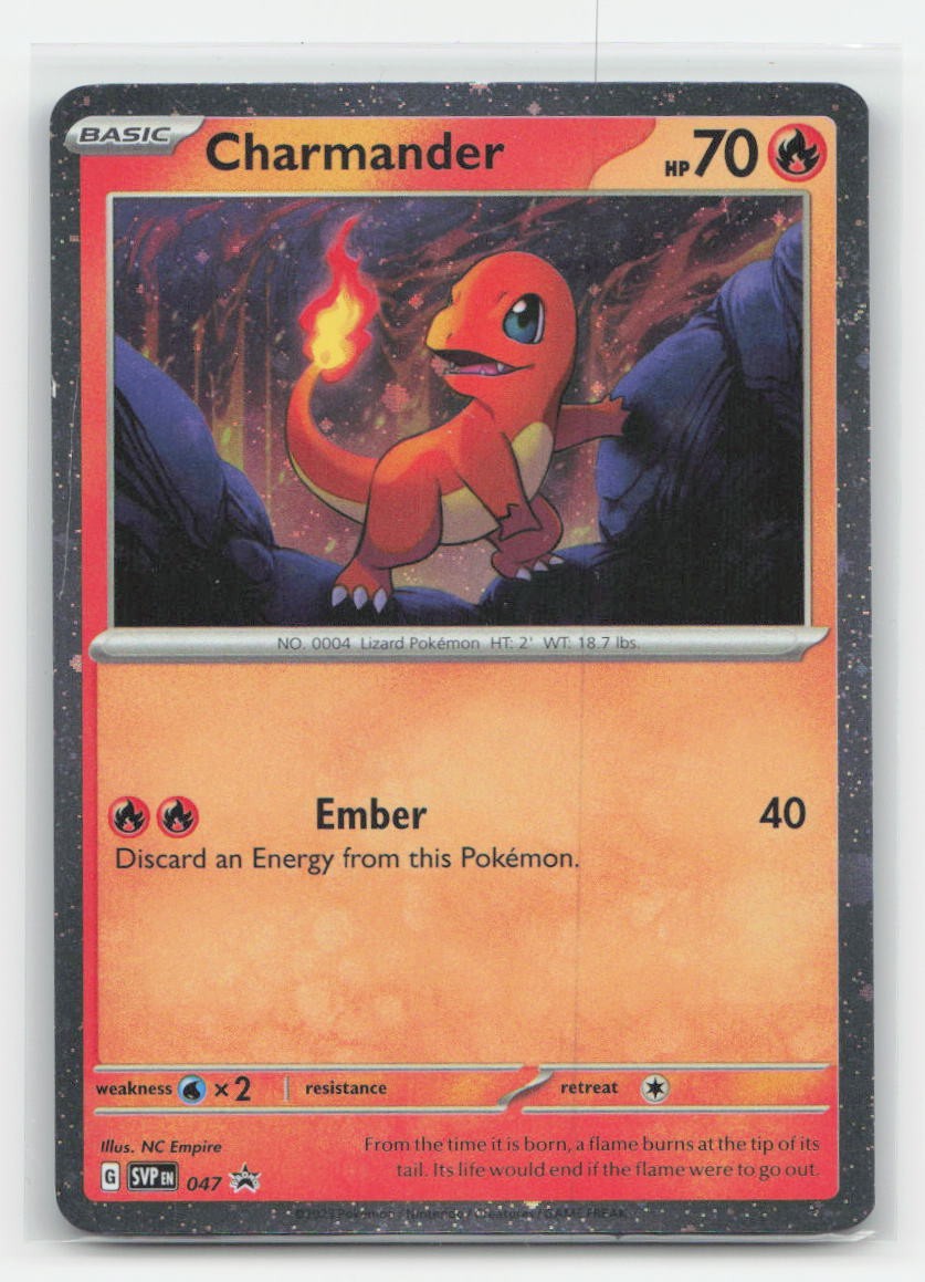 Charmander (Cosmos Holo) Holo Scarlet & Violet Promo 047 P Pokemon NM